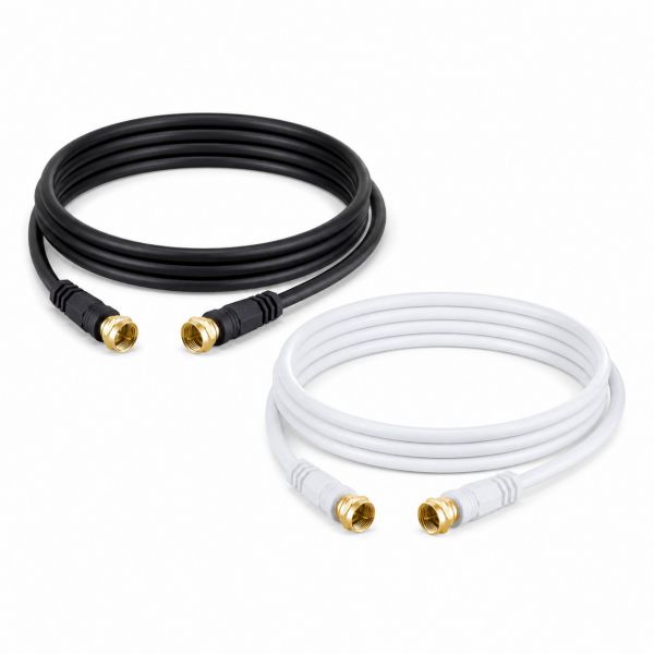 Sat-Kabel F-Stecker - F-Stecker verg. > 100 dB