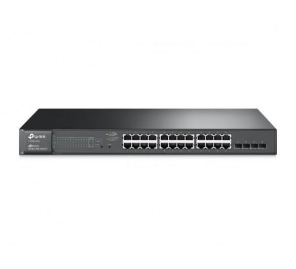 TP-Link JetStream 24 Gigabit PoE-Switch mit 4 SFP
