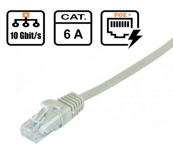 Netzwerkkabel CAT.6A 10 Gbit/s U/UTP