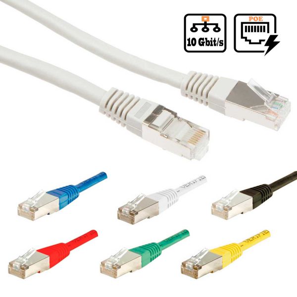 Patchkabel CAT.6A 10 Gigabit/s Ethernet F/UTP