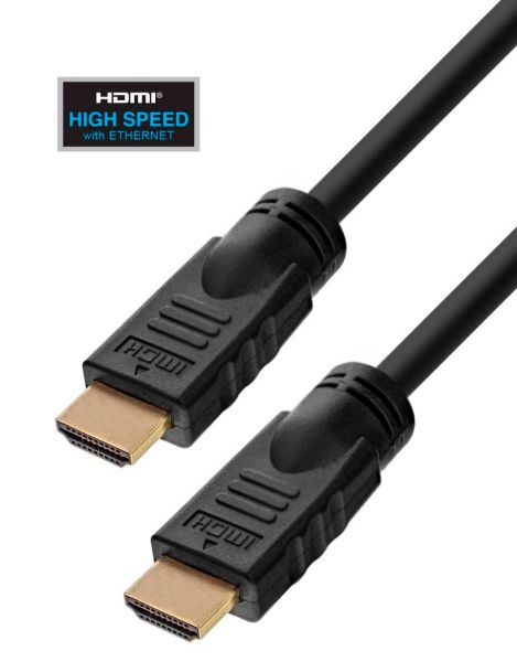 Hochwertiges High Speed HDMI Kabel mit Ethernet 4K vergoldet