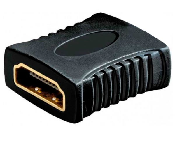 HDMI Adapter vergoldet 2 x HDMI Buchse A