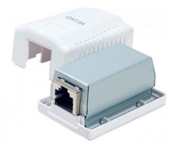 Cat.6A Netzwerk Verlängerung RJ45 Verbinder