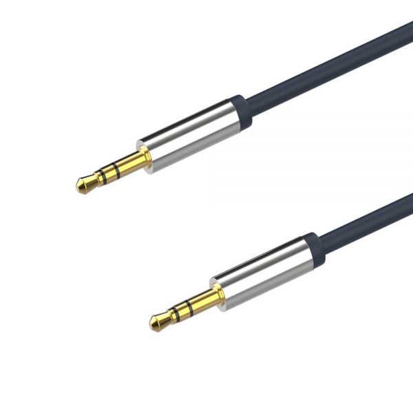 Flexline® - 3,5mm Audio Klinkenkabel, hochflexibel, 2x 3,5mm Metall Klinkenstecker