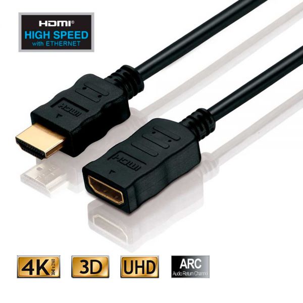 High Speed HDMI Verlängerungskabel mit Ethernet