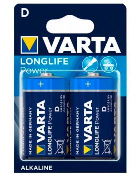 VARTA Batterie Alkaline Mono D HR20 1.5V Longlife Power